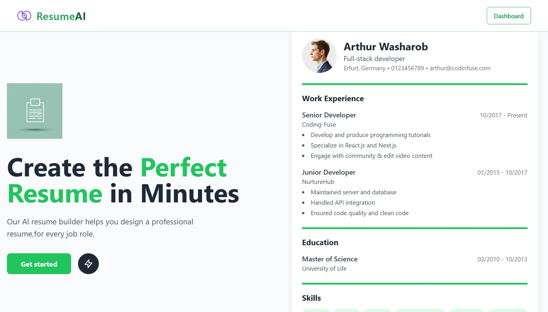 AI Resume Builder